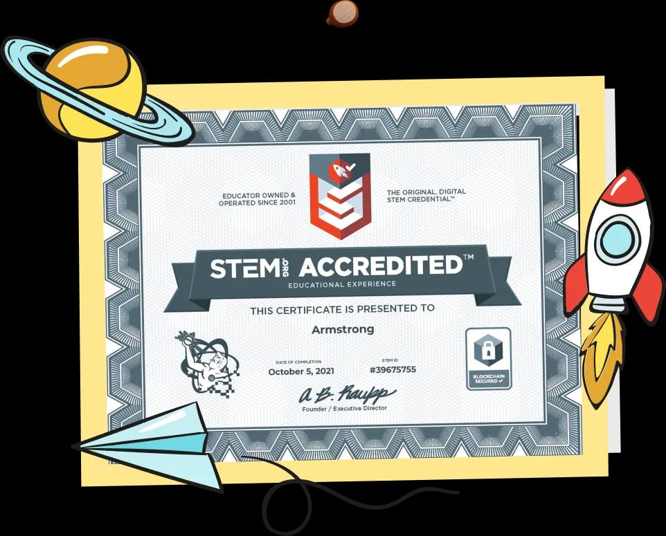 STEM.org Accredited certificate